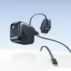 Ładowarka sieciowa Baseus EnerCore CJ11 45W z portem USB-C i ze zwijanym kablem USB-C - czarna